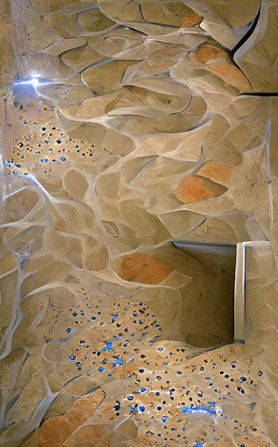 stone shower floor